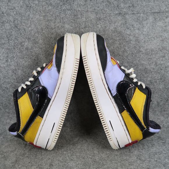 Nike Shoes Womens 5 Casual Sneakers AF1 Air Force 1 Shadow Dark Sulfur Trainers - Picture 10 of 14